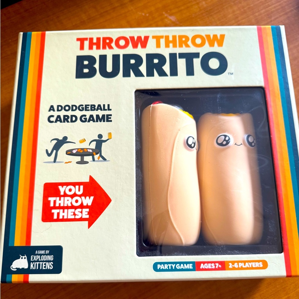 NEW throw throw burrito in box
